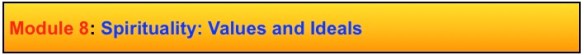 Module 8-Spirituality