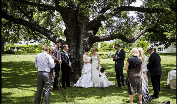 One of the First Same-sex marriages in the ACT -7-12-2013 performed by Civil Celebrants. (Photo from The Age Gallery.)